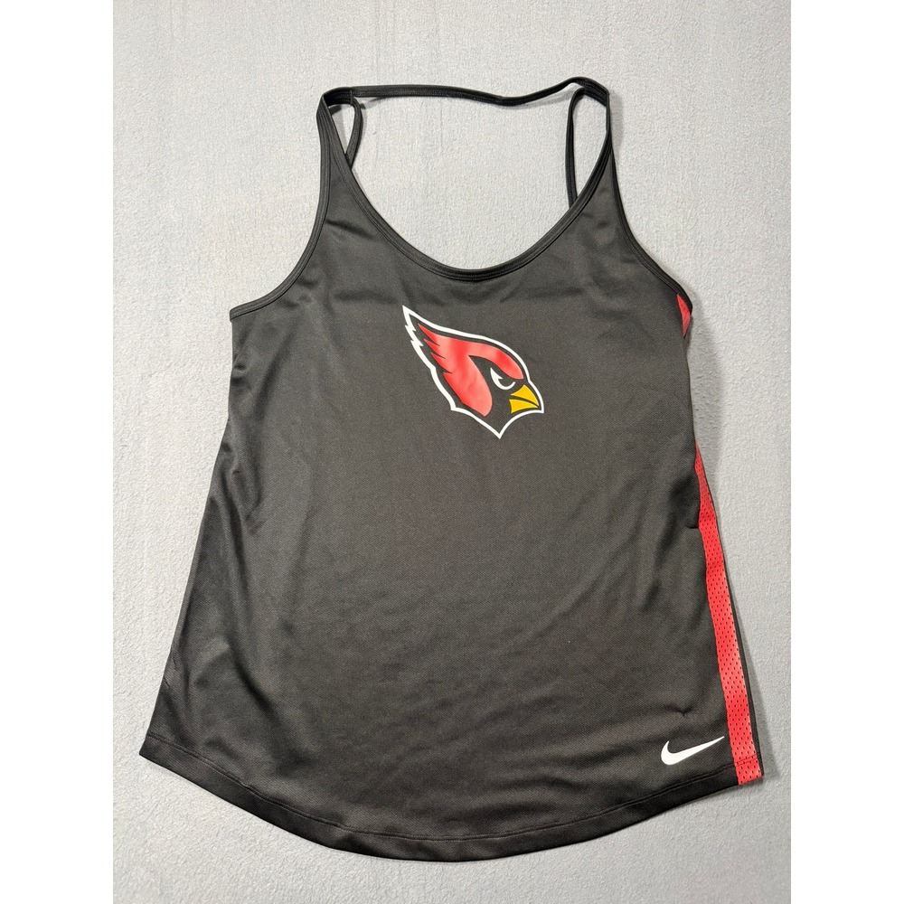 Nike NFL Arizona Cardinals Dri-FIT Tank Top Womens Medium Black Red White